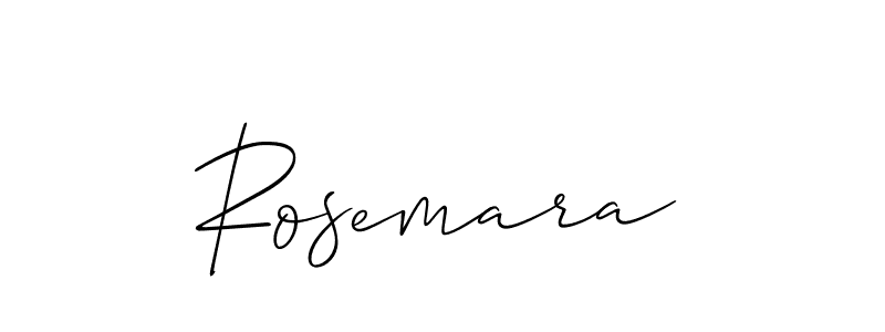 Best and Professional Signature Style for Rosemara. Allison_Script Best Signature Style Collection. Rosemara signature style 2 images and pictures png