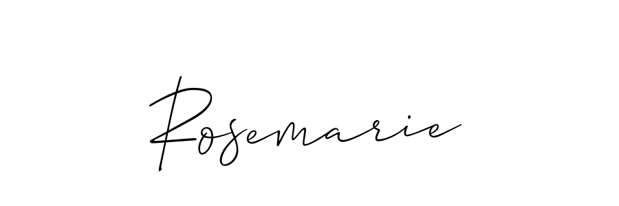 Make a beautiful signature design for name Rosemarie. Use this online signature maker to create a handwritten signature for free. Rosemarie signature style 2 images and pictures png