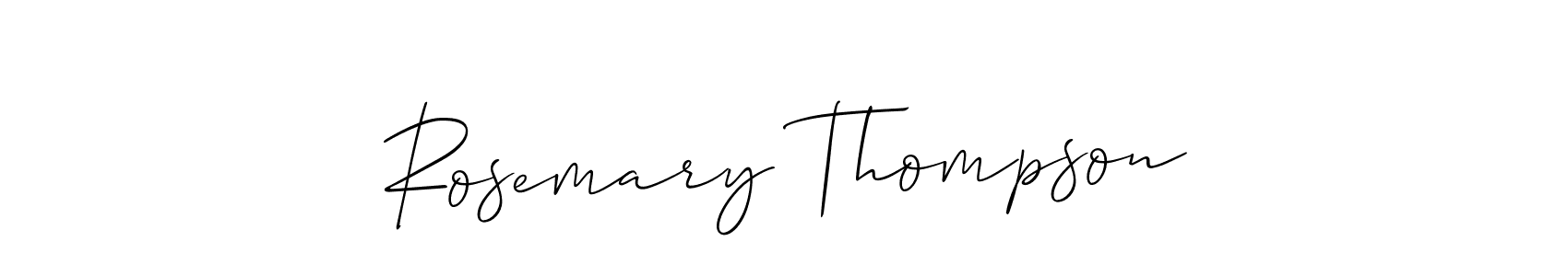 Design your own signature with our free online signature maker. With this signature software, you can create a handwritten (Allison_Script) signature for name Rosemary Thompson. Rosemary Thompson signature style 2 images and pictures png
