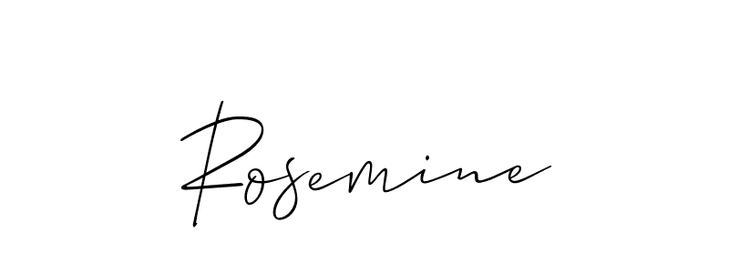 This is the best signature style for the Rosemine name. Also you like these signature font (Allison_Script). Mix name signature. Rosemine signature style 2 images and pictures png