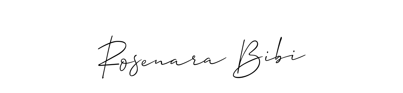 Once you've used our free online signature maker to create your best signature Allison_Script style, it's time to enjoy all of the benefits that Rosenara Bibi name signing documents. Rosenara Bibi signature style 2 images and pictures png