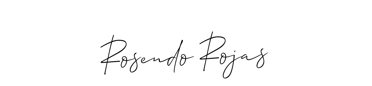 Similarly Allison_Script is the best handwritten signature design. Signature creator online .You can use it as an online autograph creator for name Rosendo Rojas. Rosendo Rojas signature style 2 images and pictures png