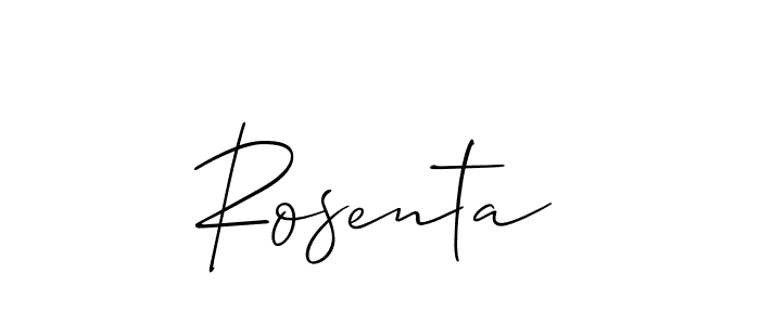 Once you've used our free online signature maker to create your best signature Allison_Script style, it's time to enjoy all of the benefits that Rosenta name signing documents. Rosenta signature style 2 images and pictures png