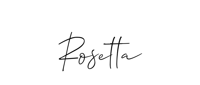 Similarly Allison_Script is the best handwritten signature design. Signature creator online .You can use it as an online autograph creator for name Rosetta. Rosetta signature style 2 images and pictures png