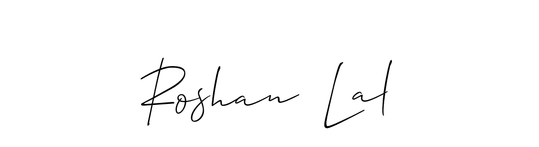 Also we have Roshan  Lal name is the best signature style. Create professional handwritten signature collection using Allison_Script autograph style. Roshan  Lal signature style 2 images and pictures png