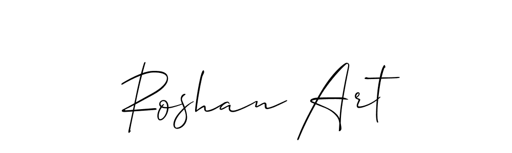 Roshan Art stylish signature style. Best Handwritten Sign (Allison_Script) for my name. Handwritten Signature Collection Ideas for my name Roshan Art. Roshan Art signature style 2 images and pictures png