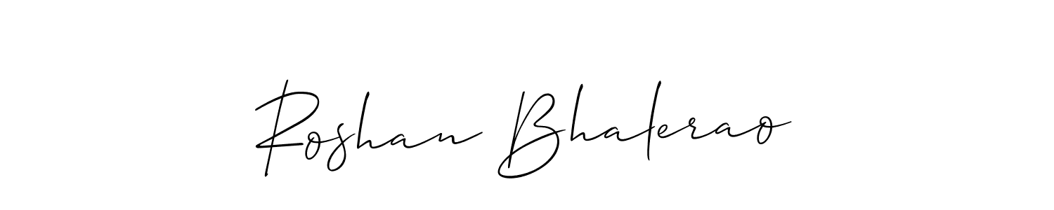 Also You can easily find your signature by using the search form. We will create Roshan Bhalerao name handwritten signature images for you free of cost using Allison_Script sign style. Roshan Bhalerao signature style 2 images and pictures png