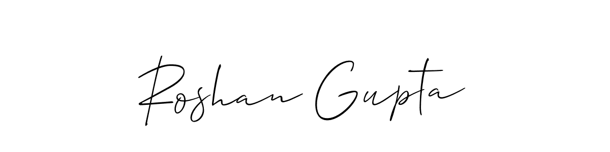 Make a beautiful signature design for name Roshan Gupta. Use this online signature maker to create a handwritten signature for free. Roshan Gupta signature style 2 images and pictures png