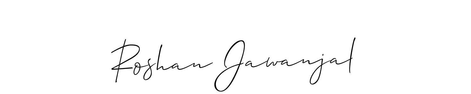 You can use this online signature creator to create a handwritten signature for the name Roshan Jawanjal. This is the best online autograph maker. Roshan Jawanjal signature style 2 images and pictures png