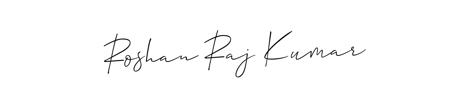 How to make Roshan Raj Kumar signature? Allison_Script is a professional autograph style. Create handwritten signature for Roshan Raj Kumar name. Roshan Raj Kumar signature style 2 images and pictures png