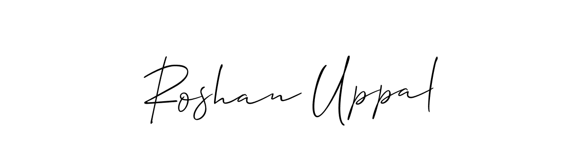 You can use this online signature creator to create a handwritten signature for the name Roshan Uppal. This is the best online autograph maker. Roshan Uppal signature style 2 images and pictures png