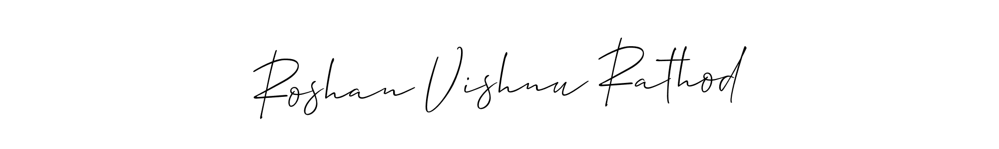 You can use this online signature creator to create a handwritten signature for the name Roshan Vishnu Rathod. This is the best online autograph maker. Roshan Vishnu Rathod signature style 2 images and pictures png
