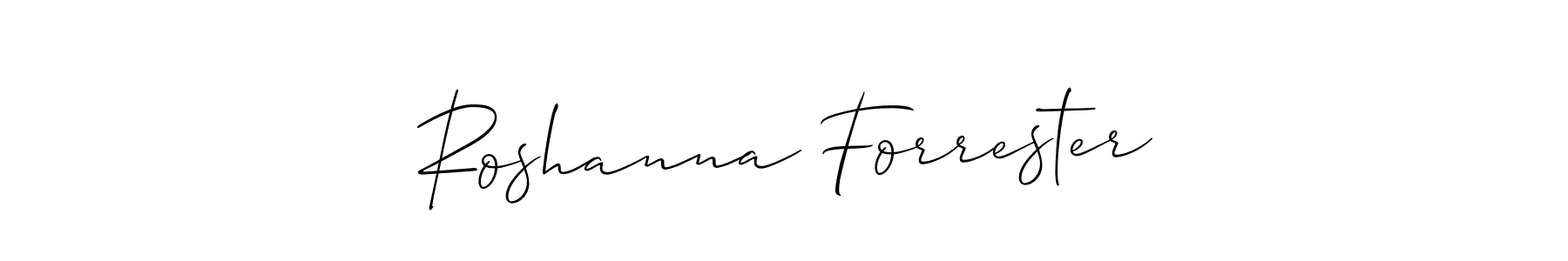 Here are the top 10 professional signature styles for the name Roshanna Forrester. These are the best autograph styles you can use for your name. Roshanna Forrester signature style 2 images and pictures png