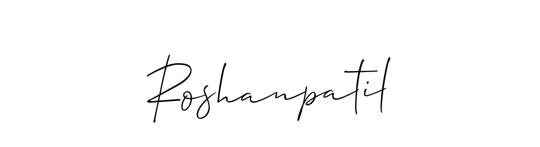Best and Professional Signature Style for Roshanpatil. Allison_Script Best Signature Style Collection. Roshanpatil signature style 2 images and pictures png