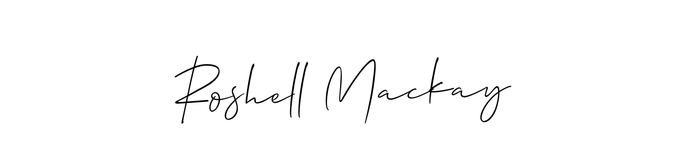 Here are the top 10 professional signature styles for the name Roshell Mackay. These are the best autograph styles you can use for your name. Roshell Mackay signature style 2 images and pictures png