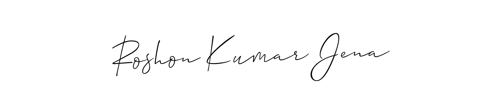 See photos of Roshon Kumar Jena official signature by Spectra . Check more albums & portfolios. Read reviews & check more about Allison_Script font. Roshon Kumar Jena signature style 2 images and pictures png