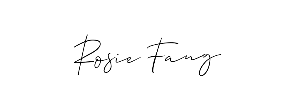 Best and Professional Signature Style for Rosie Fang. Allison_Script Best Signature Style Collection. Rosie Fang signature style 2 images and pictures png