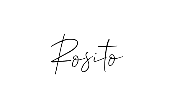Also You can easily find your signature by using the search form. We will create Rosito name handwritten signature images for you free of cost using Allison_Script sign style. Rosito signature style 2 images and pictures png