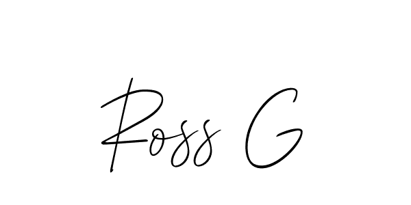 Create a beautiful signature design for name Ross G. With this signature (Allison_Script) fonts, you can make a handwritten signature for free. Ross G signature style 2 images and pictures png