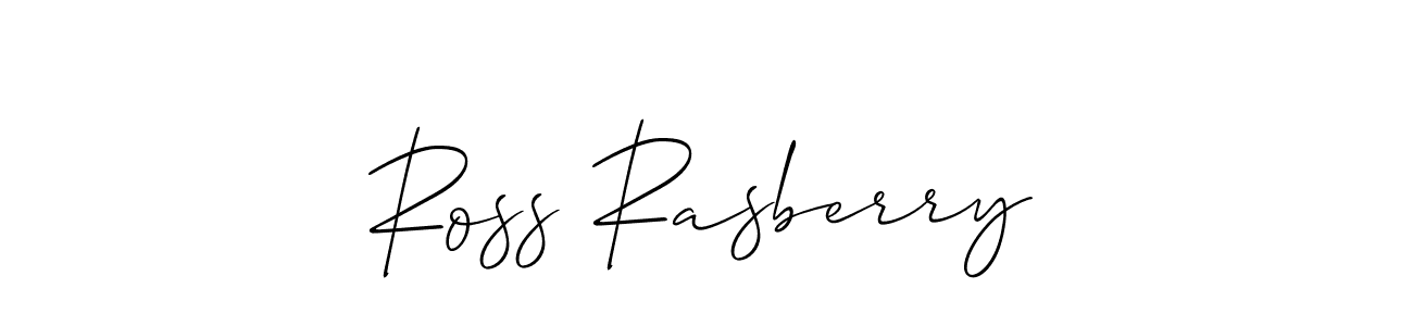 You should practise on your own different ways (Allison_Script) to write your name (Ross Rasberry) in signature. don't let someone else do it for you. Ross Rasberry signature style 2 images and pictures png
