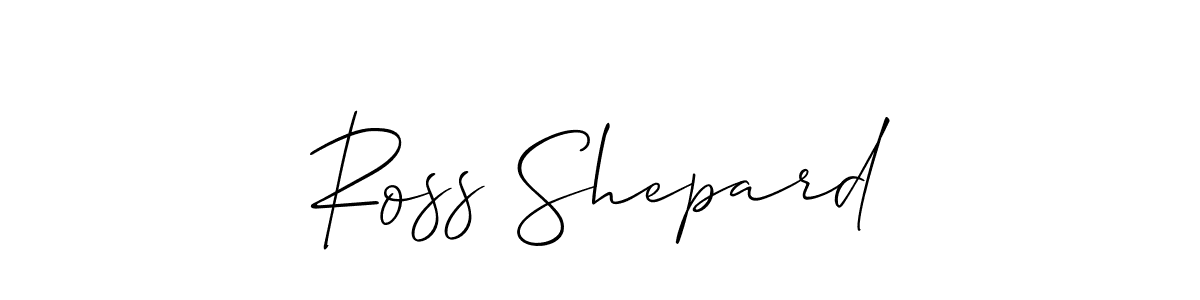 How to Draw Ross Shepard signature style? Allison_Script is a latest design signature styles for name Ross Shepard. Ross Shepard signature style 2 images and pictures png