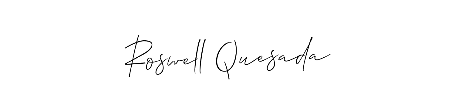 Here are the top 10 professional signature styles for the name Roswell Quesada. These are the best autograph styles you can use for your name. Roswell Quesada signature style 2 images and pictures png