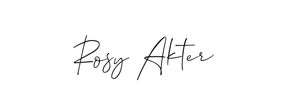Once you've used our free online signature maker to create your best signature Allison_Script style, it's time to enjoy all of the benefits that Rosy Akter name signing documents. Rosy Akter signature style 2 images and pictures png