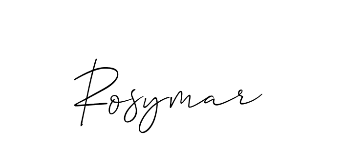 You should practise on your own different ways (Allison_Script) to write your name (Rosymar) in signature. don't let someone else do it for you. Rosymar signature style 2 images and pictures png