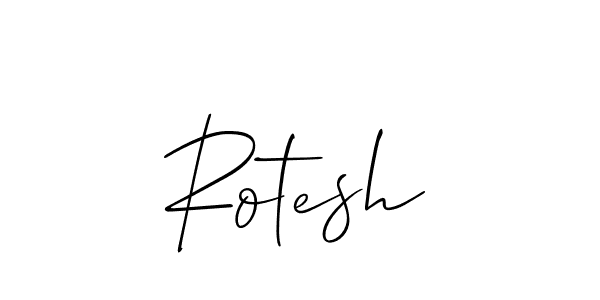 How to make Rotesh name signature. Use Allison_Script style for creating short signs online. This is the latest handwritten sign. Rotesh signature style 2 images and pictures png