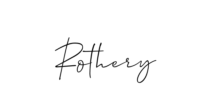 The best way (Allison_Script) to make a short signature is to pick only two or three words in your name. The name Rothery include a total of six letters. For converting this name. Rothery signature style 2 images and pictures png