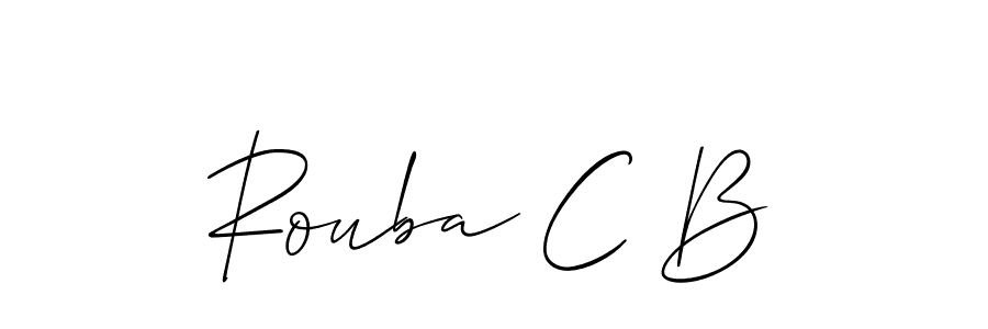 You can use this online signature creator to create a handwritten signature for the name Rouba C B. This is the best online autograph maker. Rouba C B signature style 2 images and pictures png