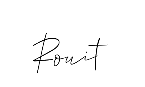 Also You can easily find your signature by using the search form. We will create Rouit name handwritten signature images for you free of cost using Allison_Script sign style. Rouit signature style 2 images and pictures png