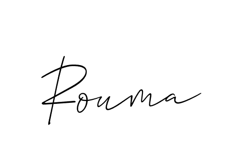 Similarly Allison_Script is the best handwritten signature design. Signature creator online .You can use it as an online autograph creator for name Rouma. Rouma signature style 2 images and pictures png