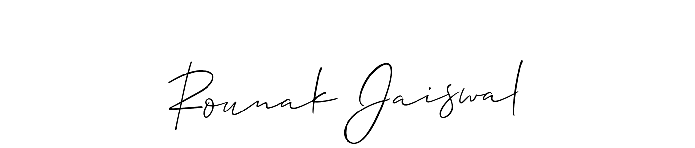 See photos of Rounak Jaiswal official signature by Spectra . Check more albums & portfolios. Read reviews & check more about Allison_Script font. Rounak Jaiswal signature style 2 images and pictures png