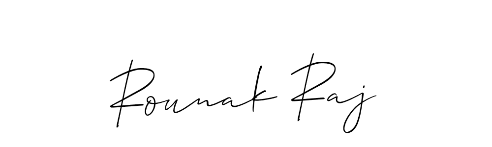 You can use this online signature creator to create a handwritten signature for the name Rounak Raj. This is the best online autograph maker. Rounak Raj signature style 2 images and pictures png