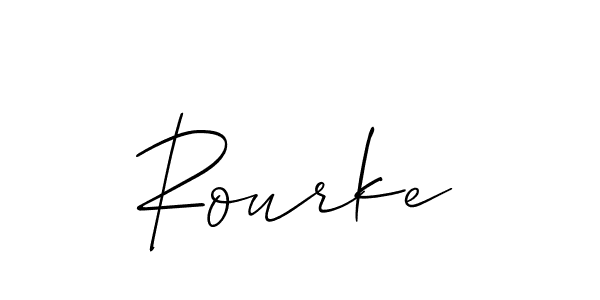 How to Draw Rourke signature style? Allison_Script is a latest design signature styles for name Rourke. Rourke signature style 2 images and pictures png