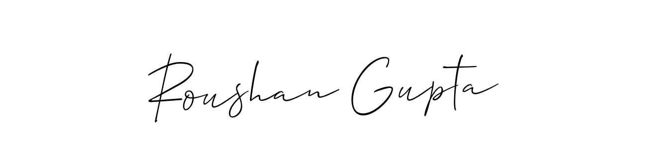 Roushan Gupta stylish signature style. Best Handwritten Sign (Allison_Script) for my name. Handwritten Signature Collection Ideas for my name Roushan Gupta. Roushan Gupta signature style 2 images and pictures png