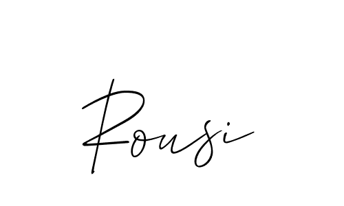 Here are the top 10 professional signature styles for the name Rousi. These are the best autograph styles you can use for your name. Rousi signature style 2 images and pictures png