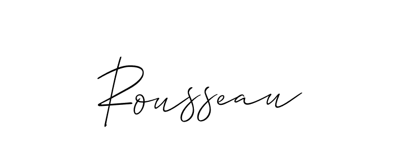 The best way (Allison_Script) to make a short signature is to pick only two or three words in your name. The name Rousseau include a total of six letters. For converting this name. Rousseau signature style 2 images and pictures png