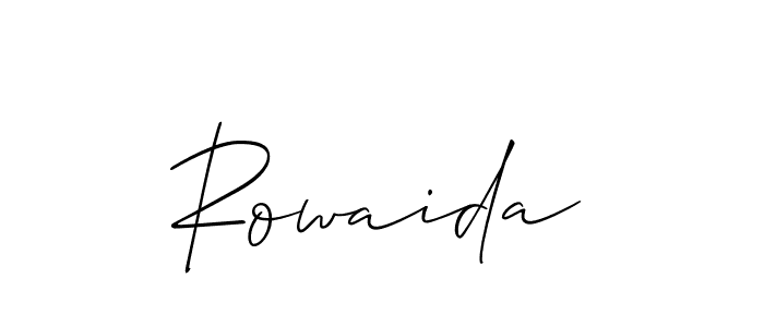 Rowaida stylish signature style. Best Handwritten Sign (Allison_Script) for my name. Handwritten Signature Collection Ideas for my name Rowaida. Rowaida signature style 2 images and pictures png