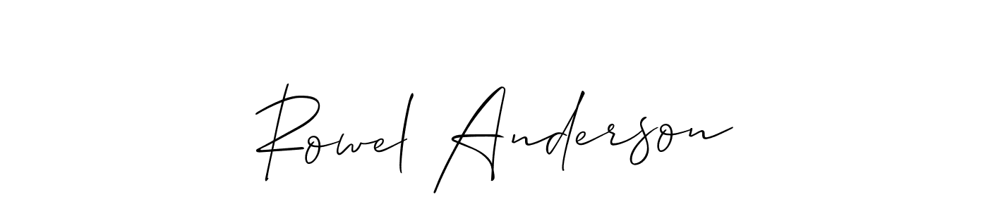 Make a beautiful signature design for name Rowel Anderson. Use this online signature maker to create a handwritten signature for free. Rowel Anderson signature style 2 images and pictures png