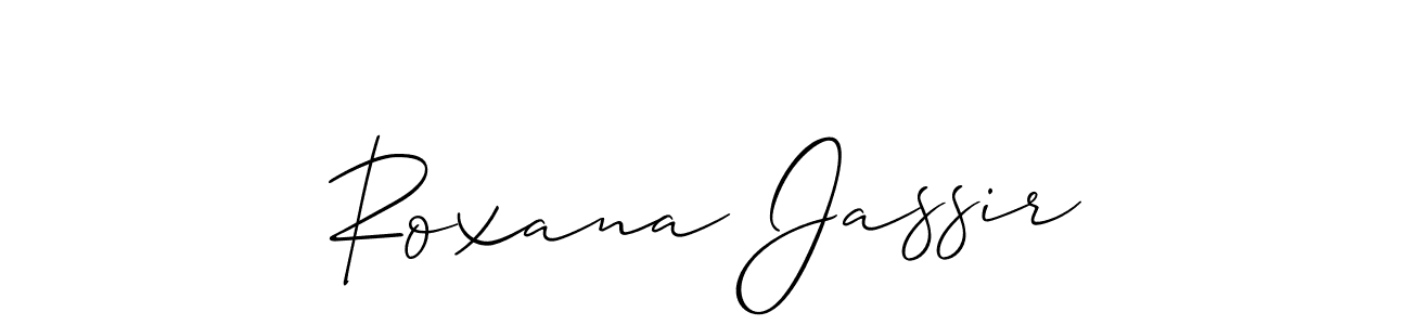 Make a beautiful signature design for name Roxana Jassir. Use this online signature maker to create a handwritten signature for free. Roxana Jassir signature style 2 images and pictures png
