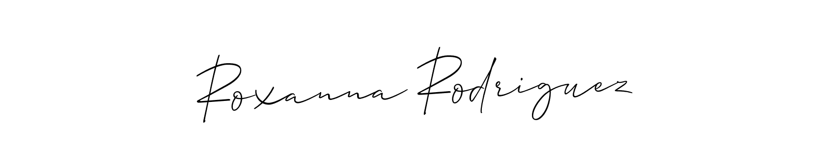 Similarly Allison_Script is the best handwritten signature design. Signature creator online .You can use it as an online autograph creator for name Roxanna Rodriguez. Roxanna Rodriguez signature style 2 images and pictures png