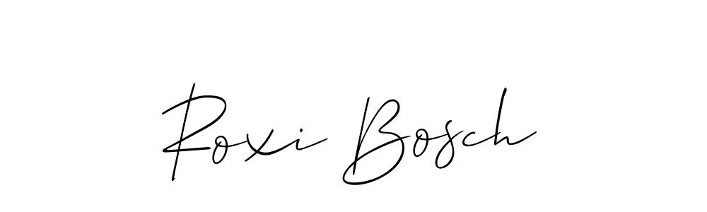 Check out images of Autograph of Roxi Bosch name. Actor Roxi Bosch Signature Style. Allison_Script is a professional sign style online. Roxi Bosch signature style 2 images and pictures png