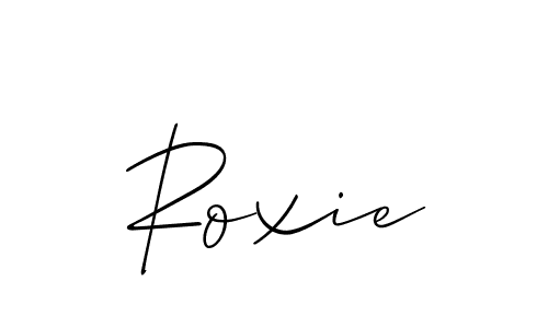 Create a beautiful signature design for name Roxie. With this signature (Allison_Script) fonts, you can make a handwritten signature for free. Roxie signature style 2 images and pictures png