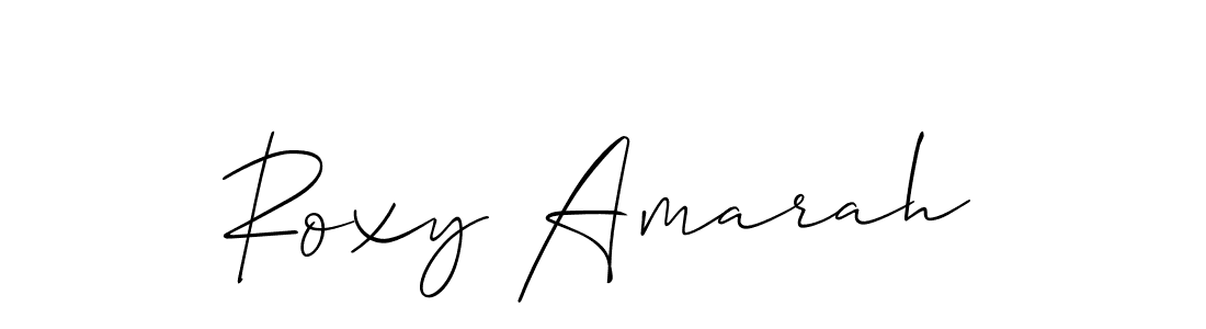 Best and Professional Signature Style for Roxy Amarah. Allison_Script Best Signature Style Collection. Roxy Amarah signature style 2 images and pictures png