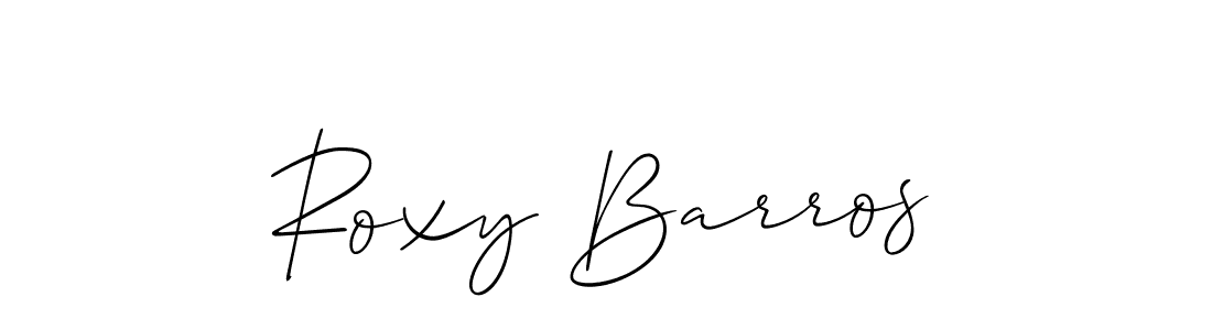 How to Draw Roxy Barros signature style? Allison_Script is a latest design signature styles for name Roxy Barros. Roxy Barros signature style 2 images and pictures png