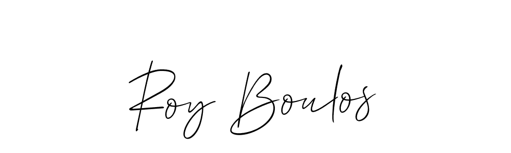 Similarly Allison_Script is the best handwritten signature design. Signature creator online .You can use it as an online autograph creator for name Roy Boulos. Roy Boulos signature style 2 images and pictures png