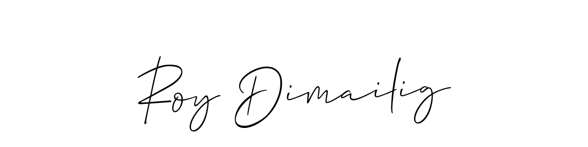 This is the best signature style for the Roy Dimailig name. Also you like these signature font (Allison_Script). Mix name signature. Roy Dimailig signature style 2 images and pictures png