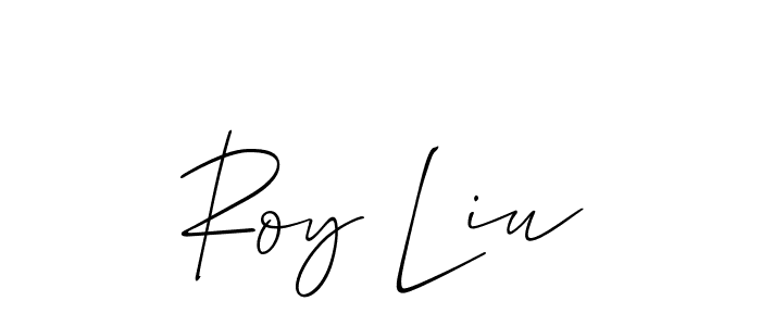 Once you've used our free online signature maker to create your best signature Allison_Script style, it's time to enjoy all of the benefits that Roy Liu name signing documents. Roy Liu signature style 2 images and pictures png